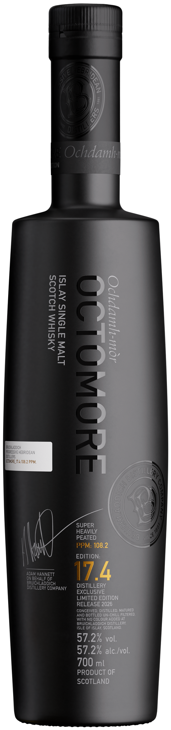 ウイスキー Octomore Polyphonic 54.9% 700ml Octomore Edition 17.4 | Super-Heavily Peated Whisky