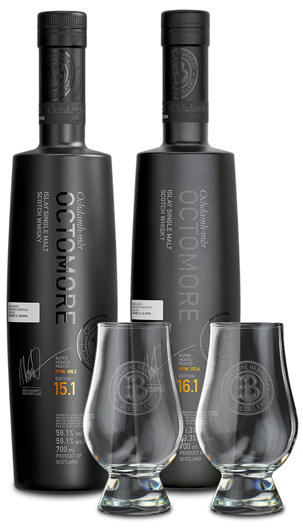 The Octomore .1 Exploration Set | Bruichladdich Distillery US The Octomore .1 Exploration Set | Bruichladdich Distillery US