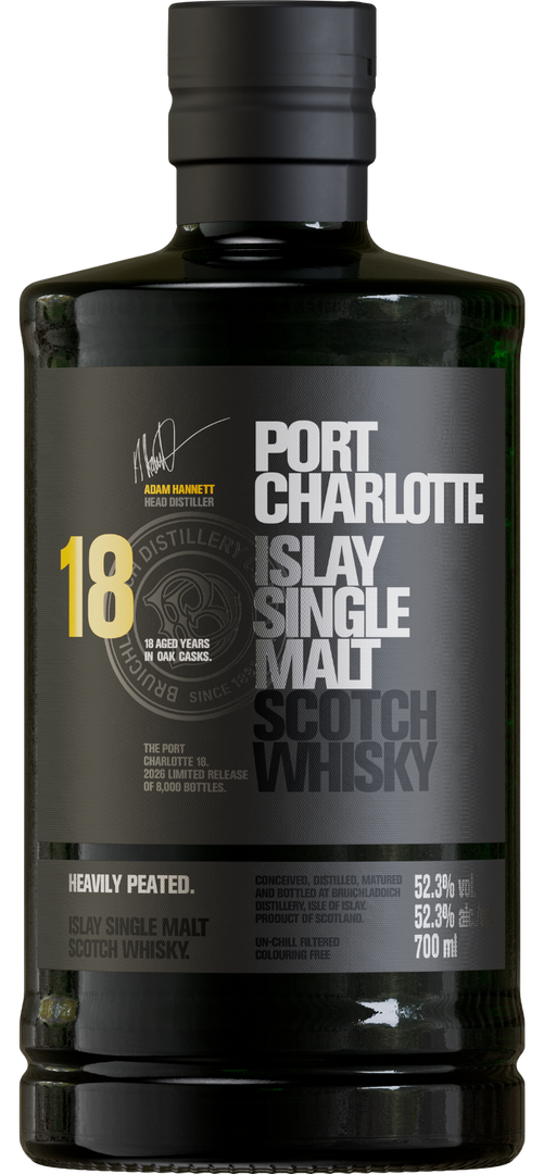 Port Charlotte 18 Islay Single Malt Whisky | Bruichladdich Port Charlotte 18 Islay Single Malt Whisky | Bruichladdich